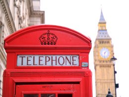 telephone box and big ben
