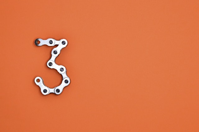 3 in bike chain