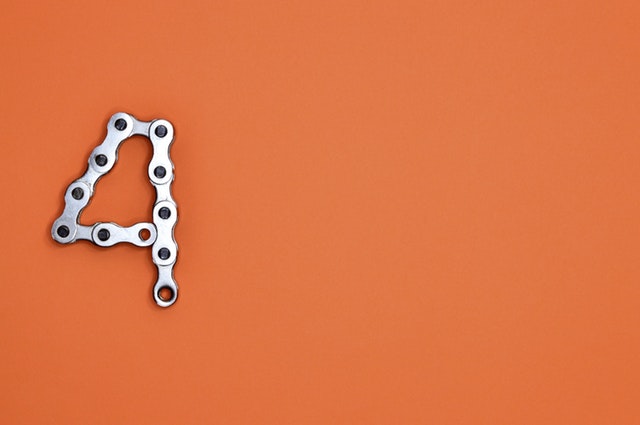 4 in bike chain