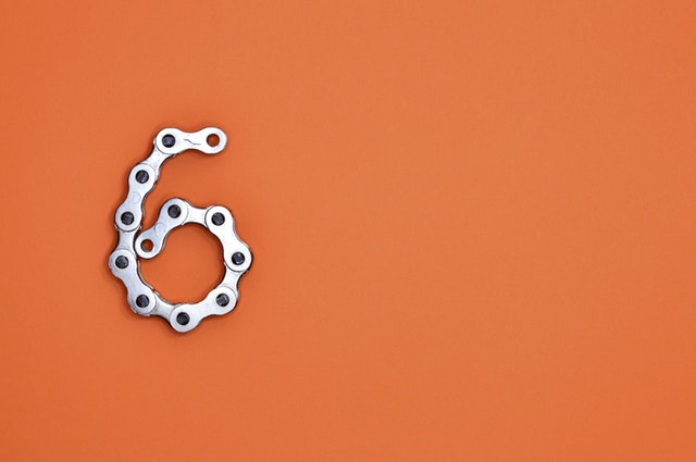 6 in bike chain