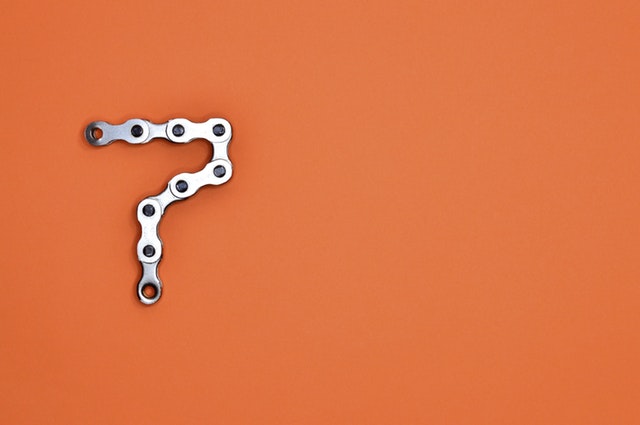 7 in bike chain