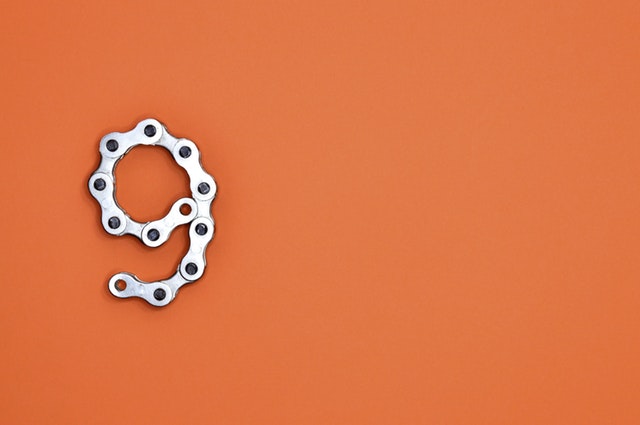 9 in bike chain