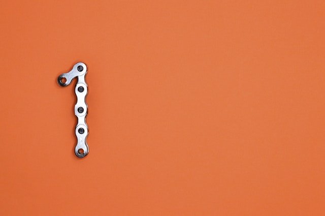 1 in bike chain