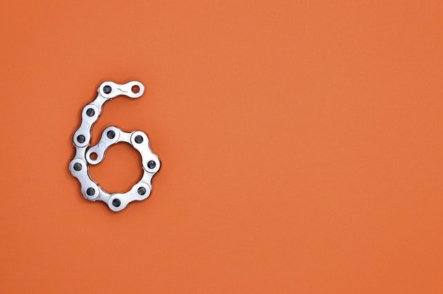 6 in bike chain