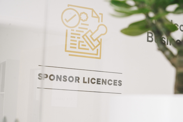 OTB Legal office wall art saying sponsor licences