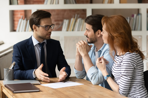 Unmarried partner visa in discussion with a lawyer
