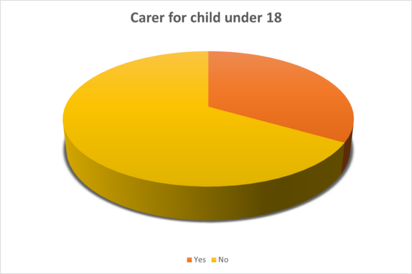 OTB Legal Carer for Child Pie Chart OTB Legal Carer for Child Pie Chart